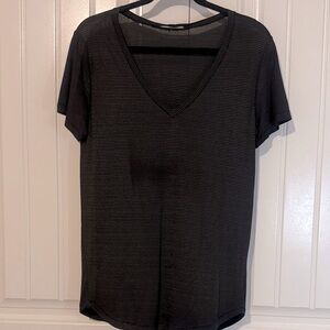 Lululemon Black V-Neck Women's Top *Flawed*, Size 10